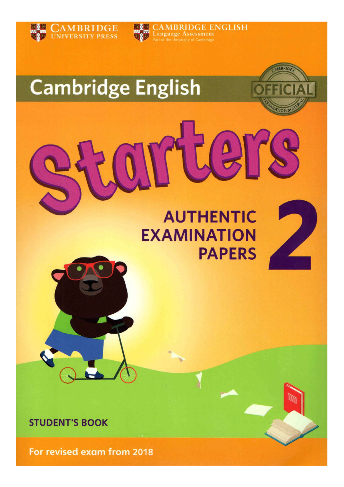 Starters. Auth. Exam. Papers 2. 2018 -48p - Ingles I - Studocu