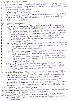 Cell biology Unit 1 - b.sc. honours zoology - Studocu