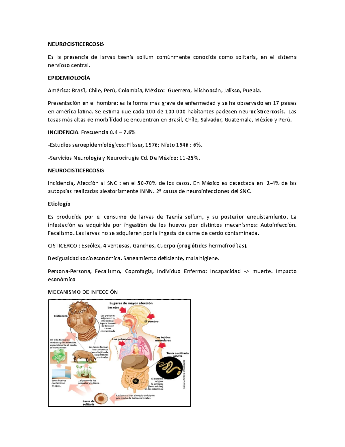 Hipertensión ocular de cisticercosa Hipertensión ocular de cisticercosa