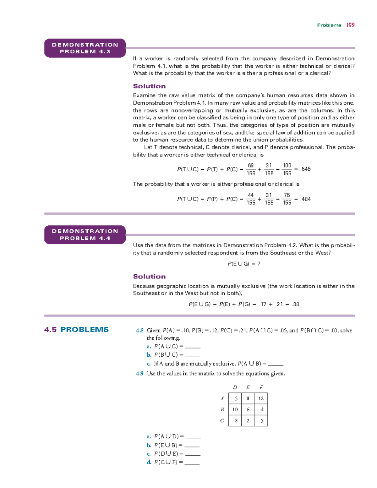 Probability-Problems - Problems 109 D E M O N S T R AT I O N P R O B L ...