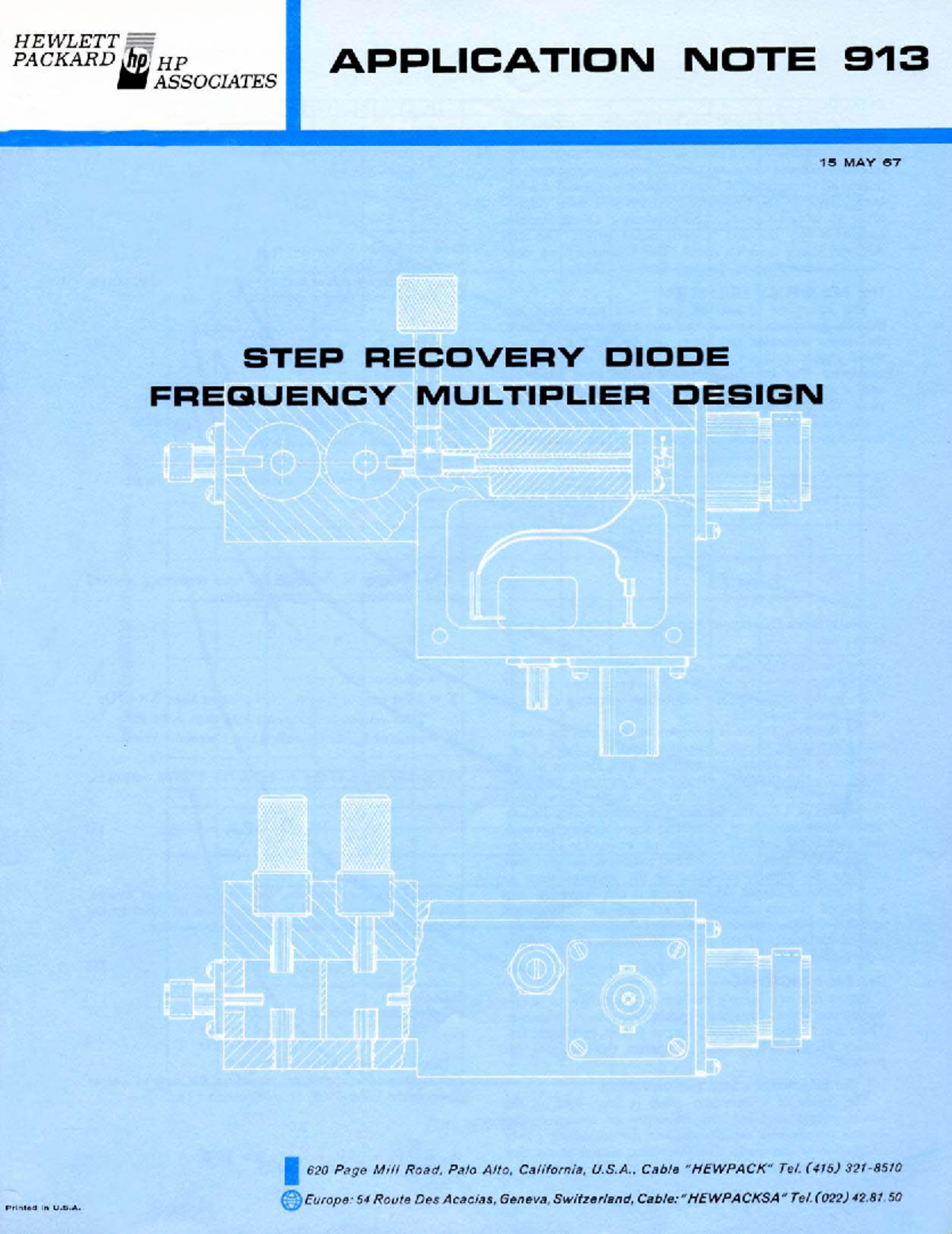 An 913 - step recovery diode - SJCE Mysuru - Studocu
