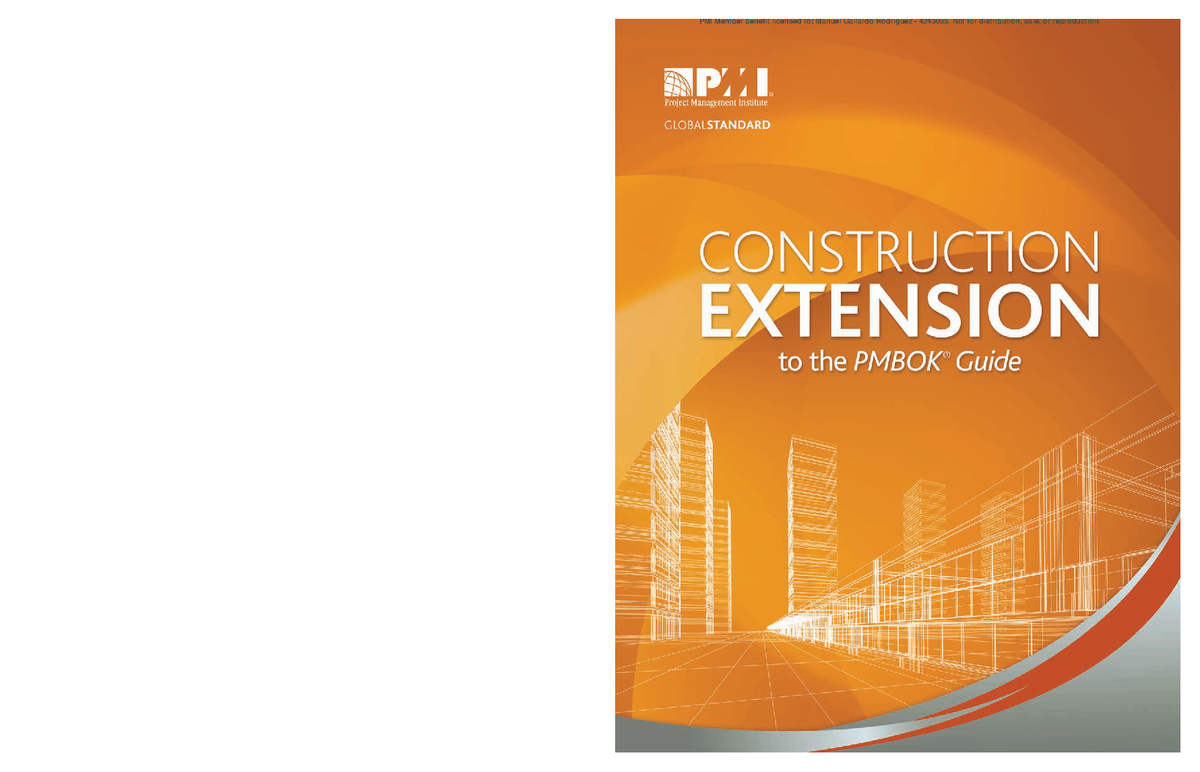 Constructionextension Project ManageMent InstItute constructIon