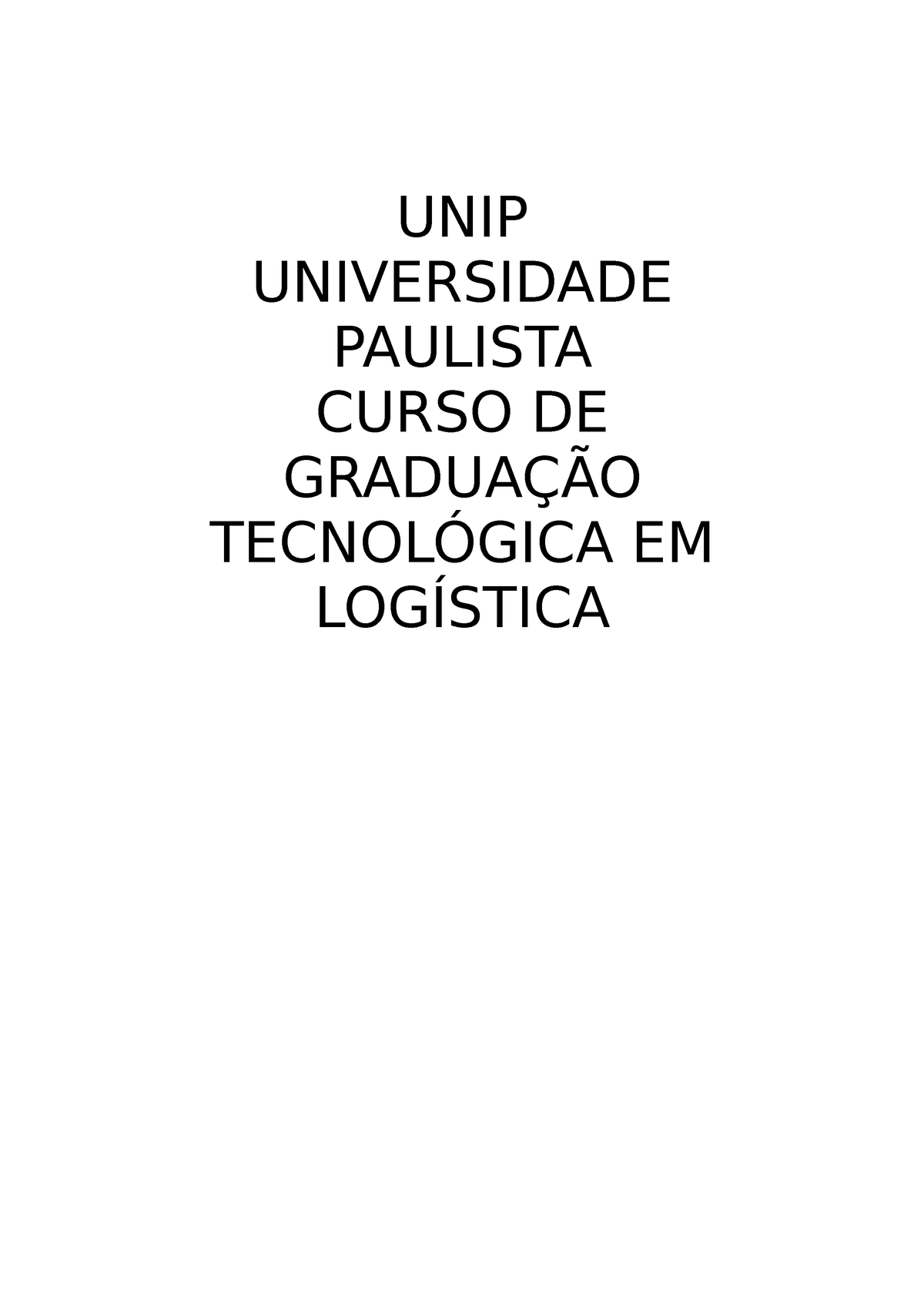 PIM 1 2023 Luana UNIP - Matérias Unip - UNIP UNIVERSIDADE PAULISTA ...