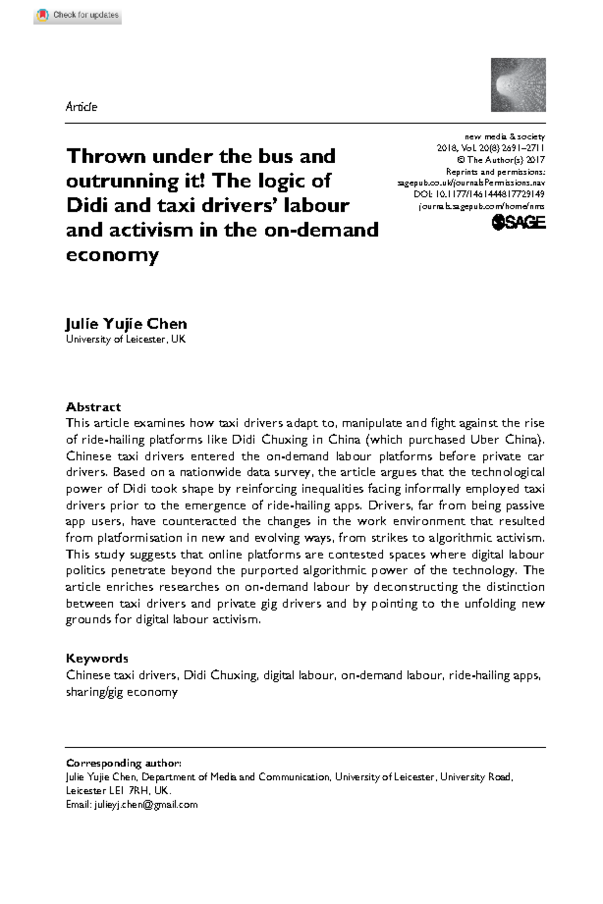 457835262 Chen Thrown Under the Bus 10 3501203681519525 doi/10.1177