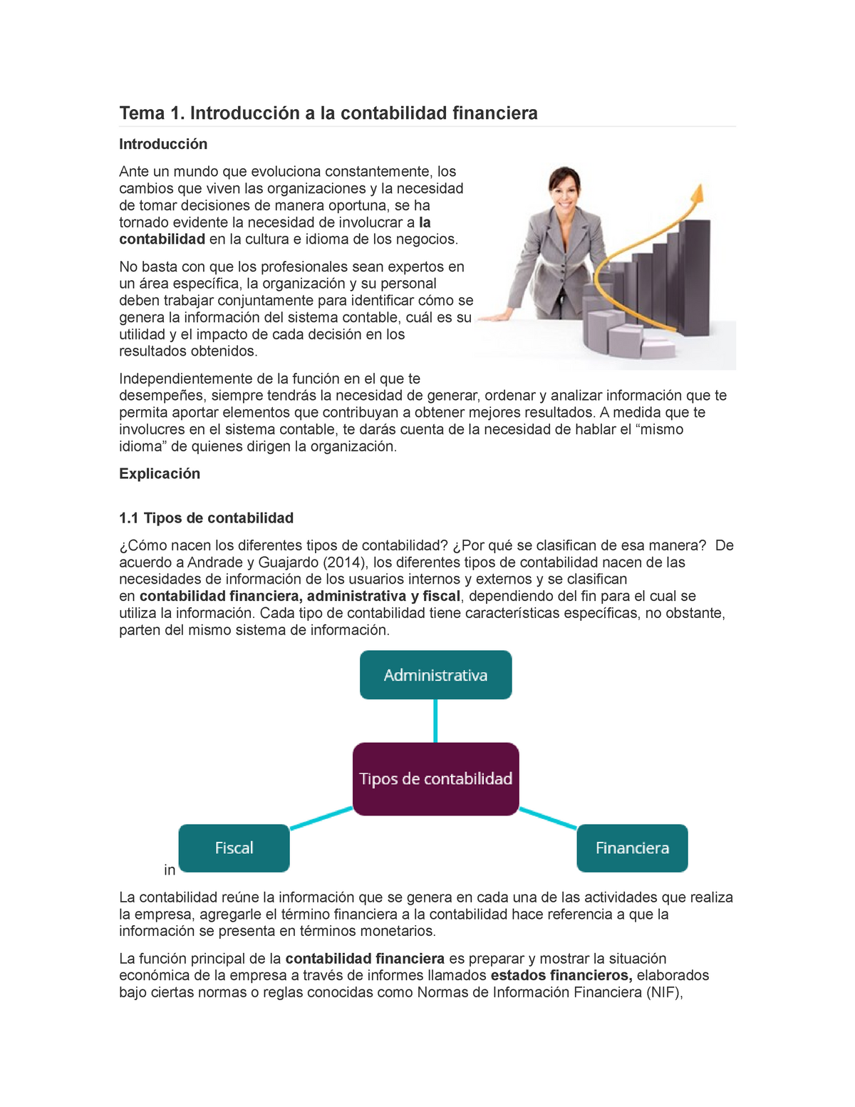 Tema 1 Y 2 Actividad Tema 1 Introducción A La Contabilidad Financiera Introducción Ante Un 4524