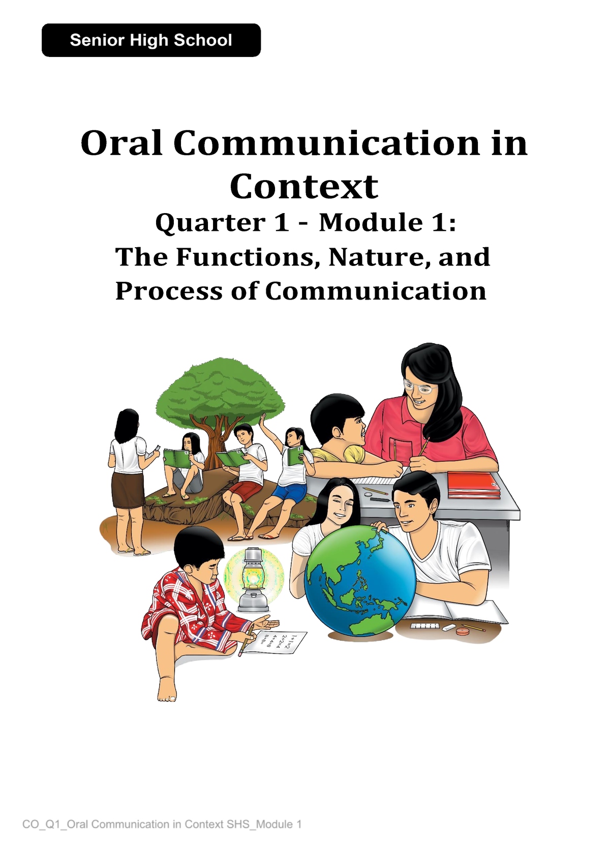 Oral. Communication Module Week 1 - Oral Communication in Context ...