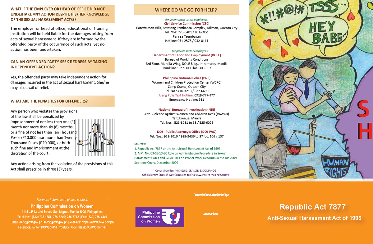 RA7877 - Gender and development materials - Republic Act (RA) 7877: The ...