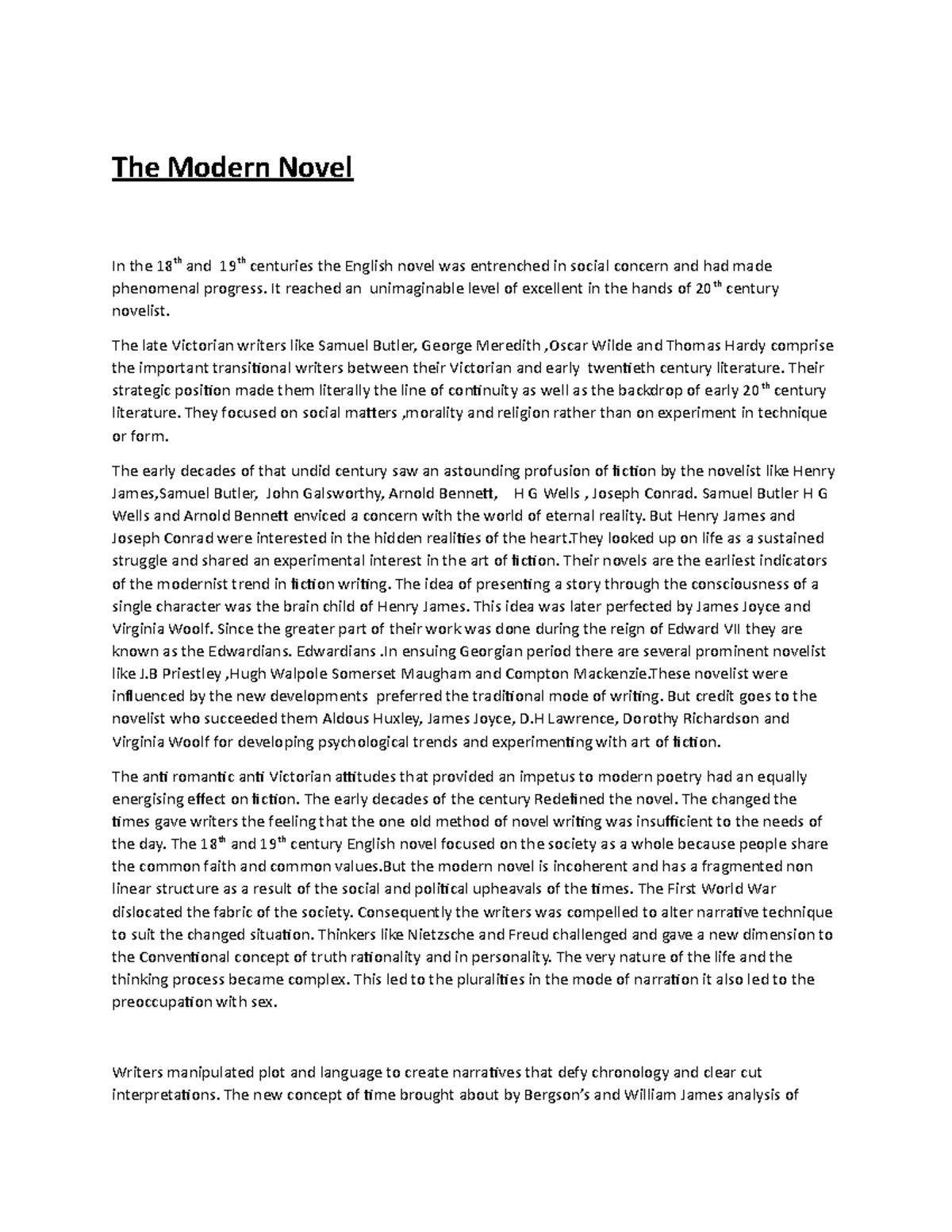 modern-period-novel-the-modern-novel-in-the-18th-and-19th-centuries