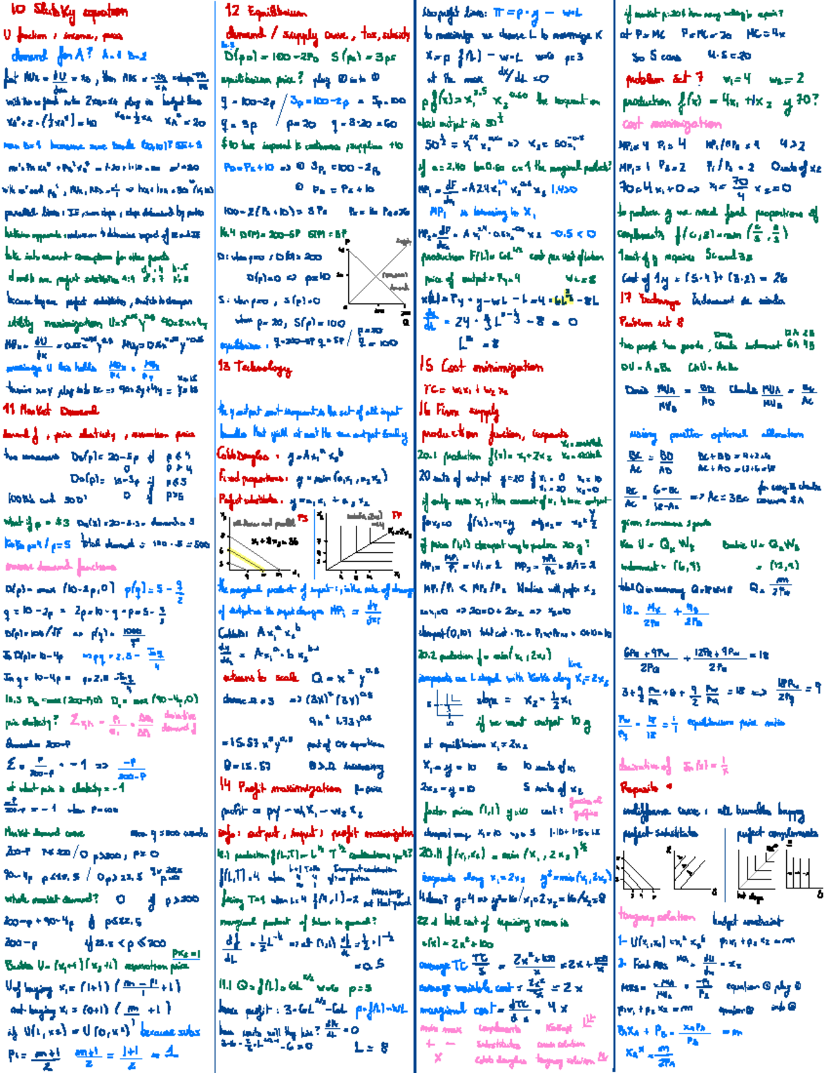 Micro Pg 1 Compressed - Notes - 10 Slubly Equation 12 Equilibrium 