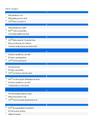 Unit 7 Progress Test Answer Key - Version A - Cambridge English Empower ...