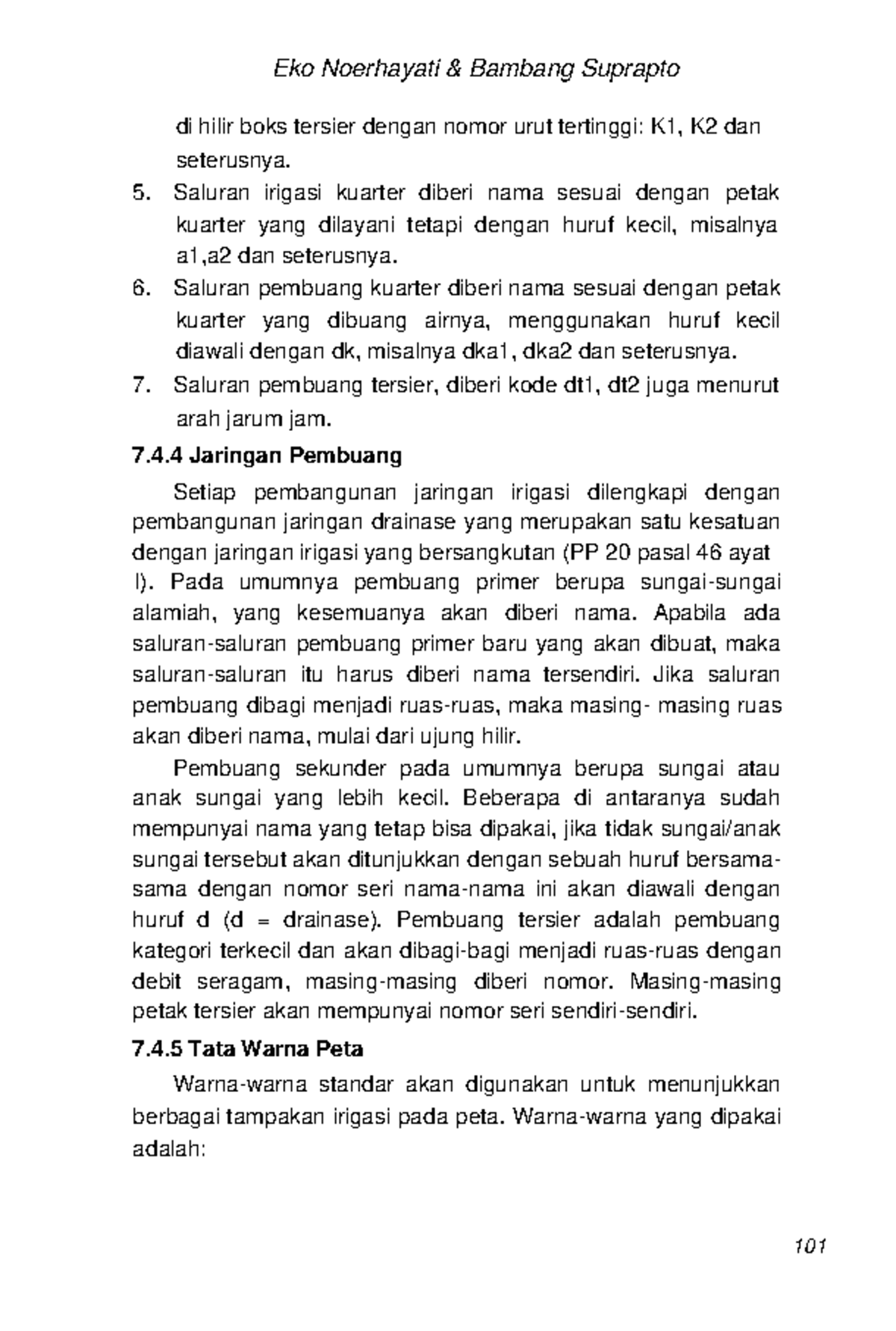 Buku Perencanaan Jaringan Irigasi Saluran Terbuka 118 - Eko Noerhayati ...