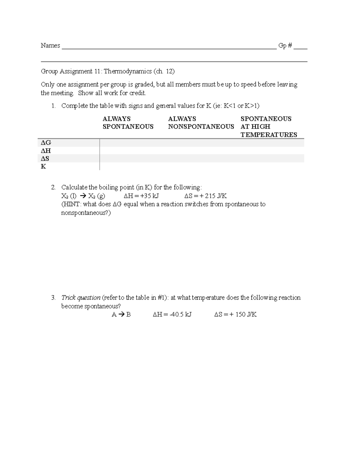 nama group assignment