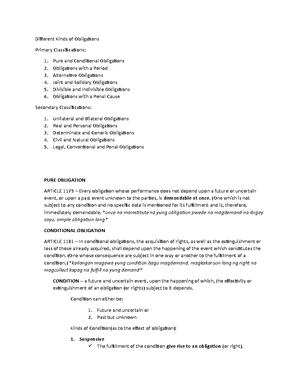 Business-Law - Obligations - Law on Obligations - Studocu