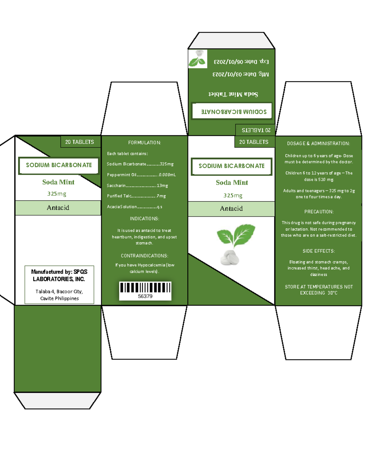 Sodamint- Tablet BOX 2 - rwrwrw - DOSAGE & ADMINISTRATION: Children up ...