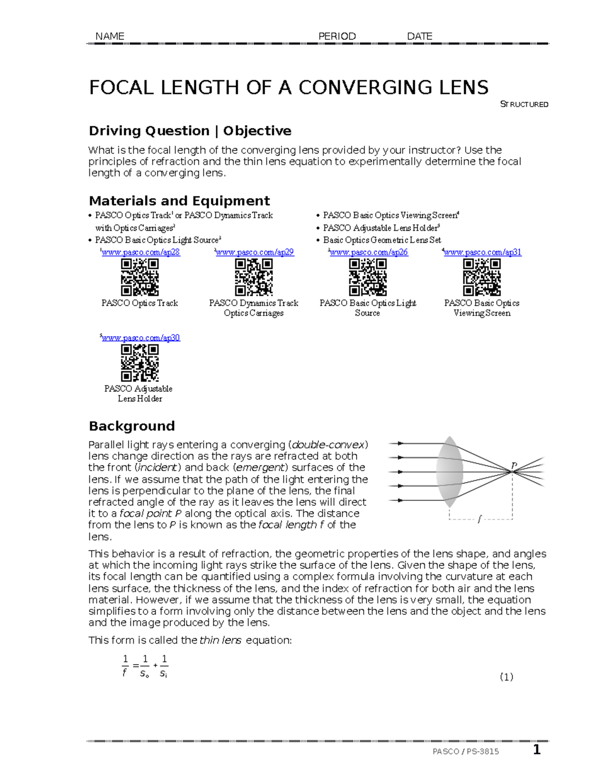 07-ap2-focal-length-of-a-converging-lens-s-name-period-date-focal