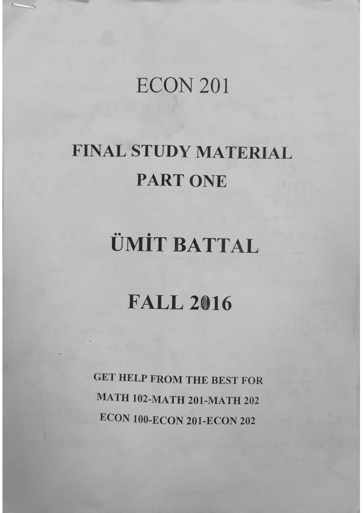 Final Study Material Part One - Intermediate Microeconomics - Studocu