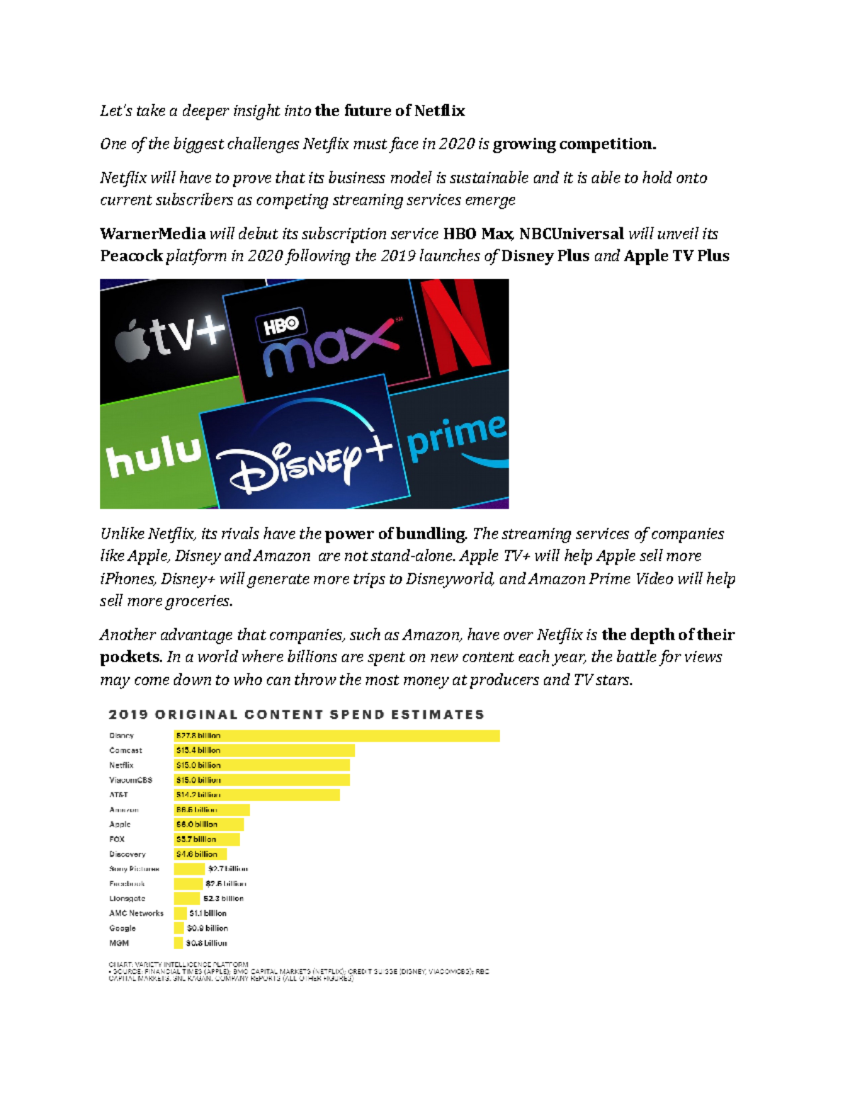 Future of Netflix Let’s take a deeper insight into the future of