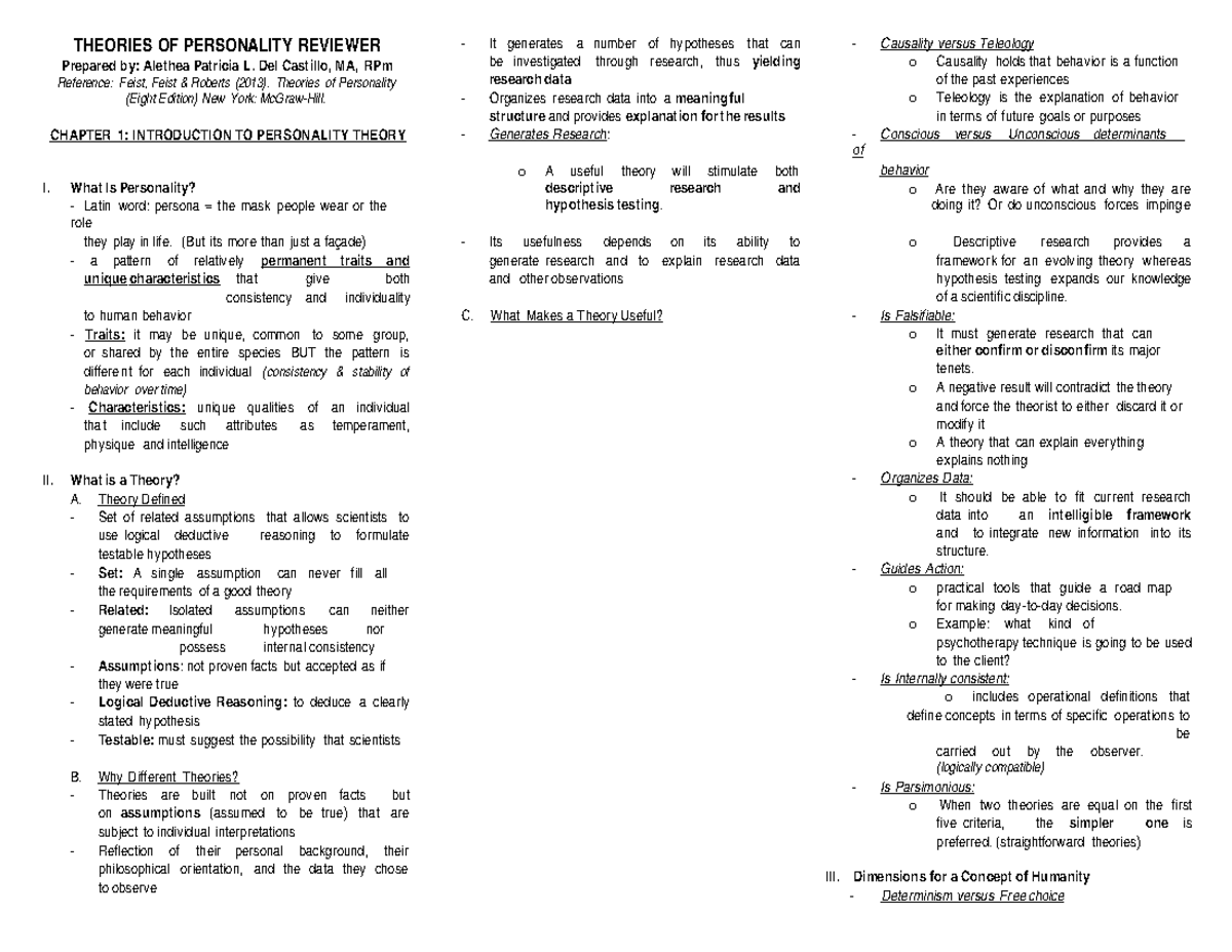 Theories Of Personality 7th Edition Pdf