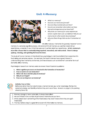 Unit 3 Part 2 - slides - Unit 3- Learning In this second half of the ...