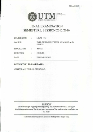 Full Text - Final exam - FINAL EXAMINATION SEMESTER I, SESSION 2015 ...