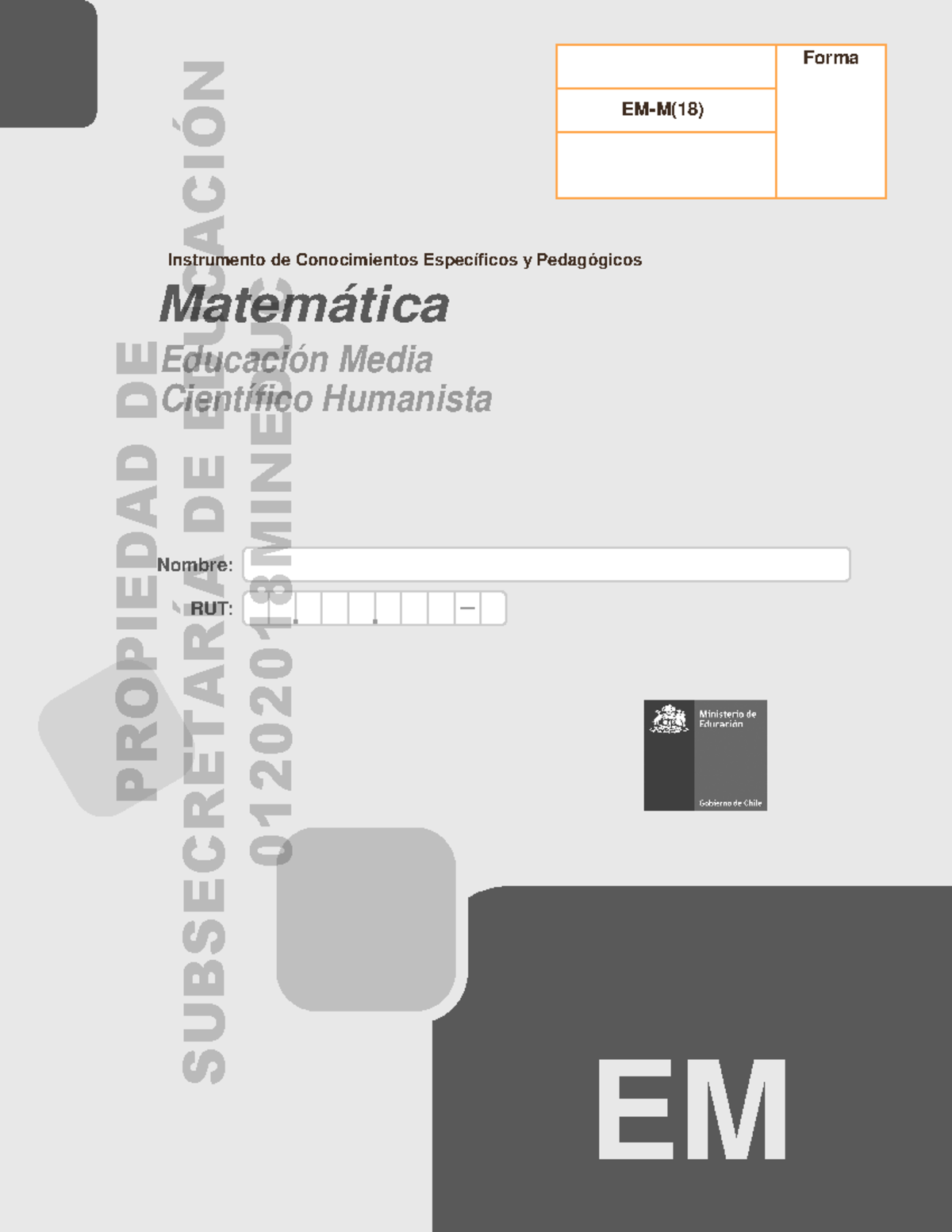 12 - Material Para Estudio Evaluación Docente De Este Año - Nombre: RUT ...