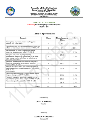 Exams - bdfndg - Zamora Memorial College Teacher Education Department ...