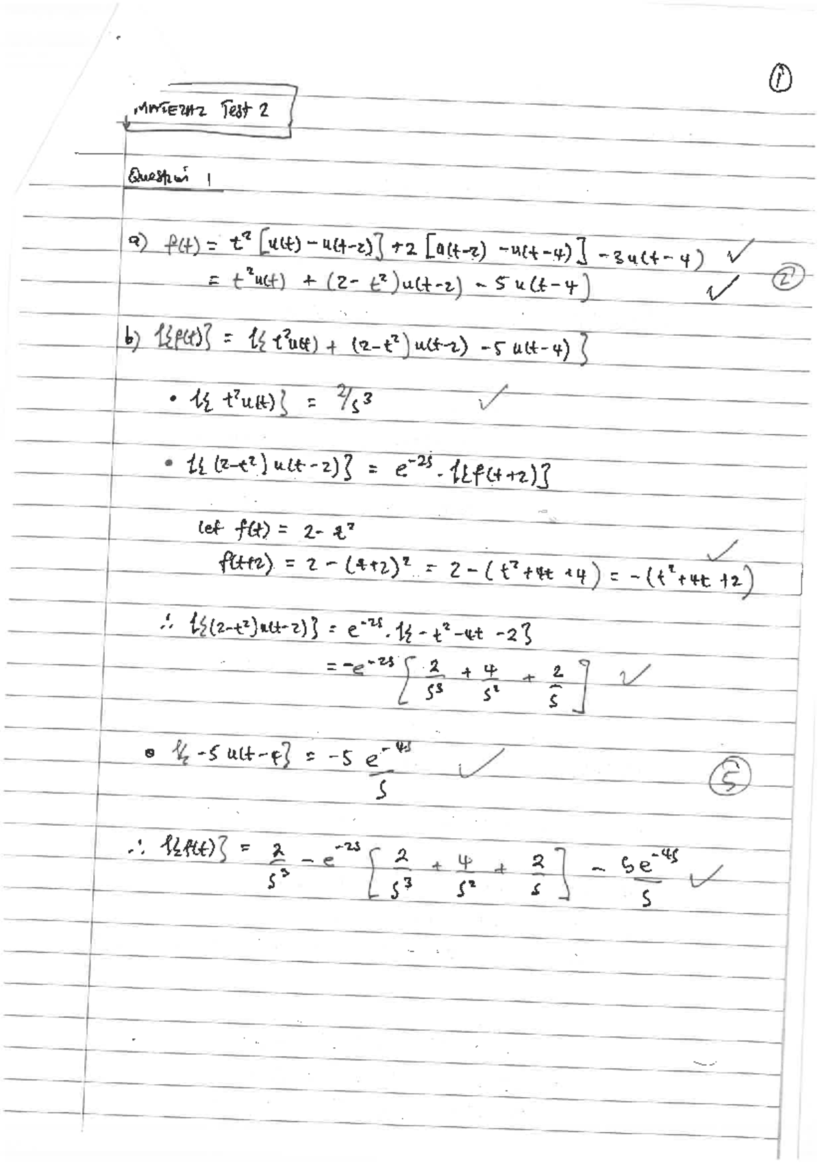 MATE2A2 Test 2 Memo - Solutions to clearly understand test 2 content ...