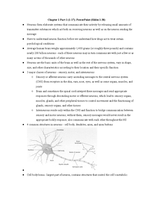 PSY 366 - Chapter 3 Part 1 - Chapter 3 Part 1 (68-88); PowerPoint ...