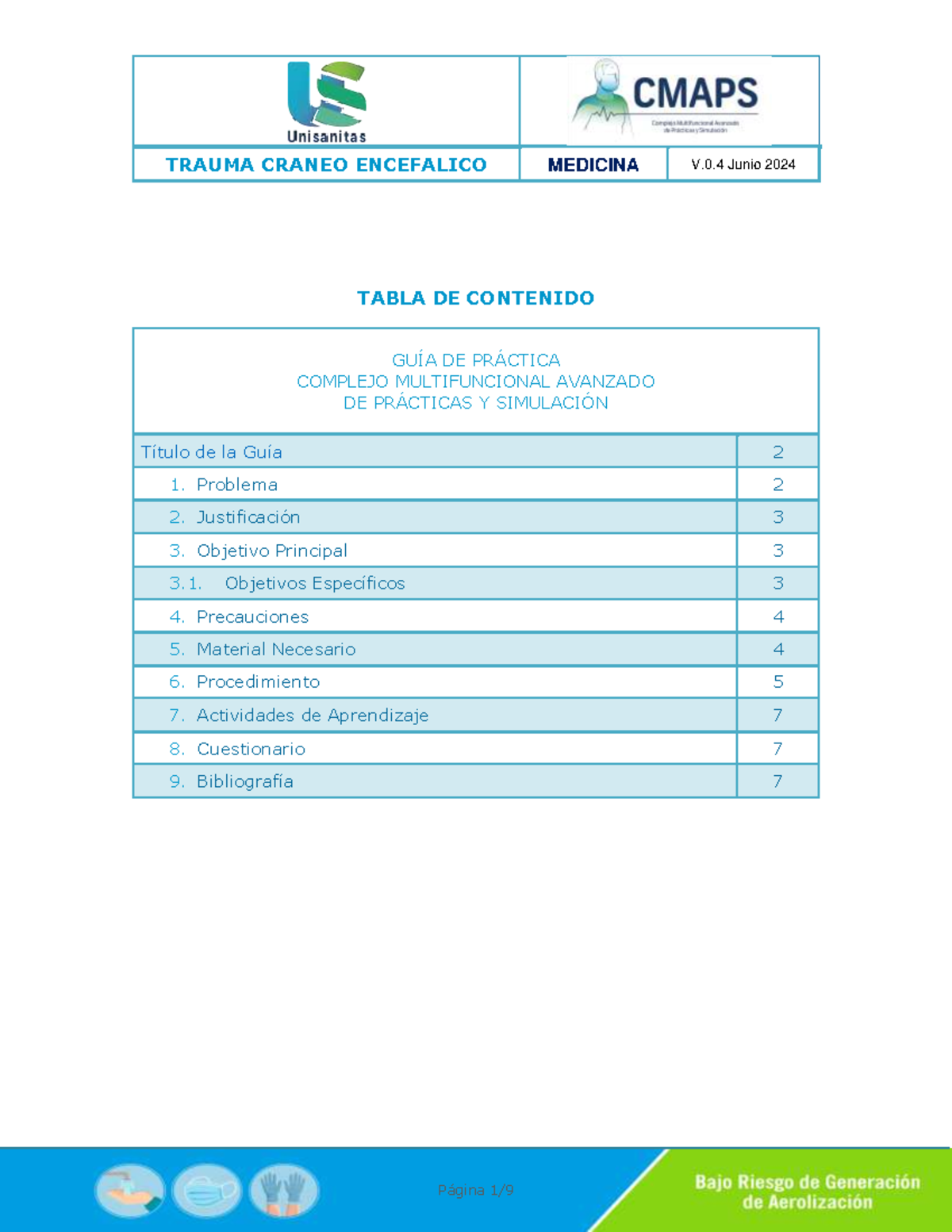TCE - Trauma craneoencefalico según ATLS 10 edicion - TABLA DE ...