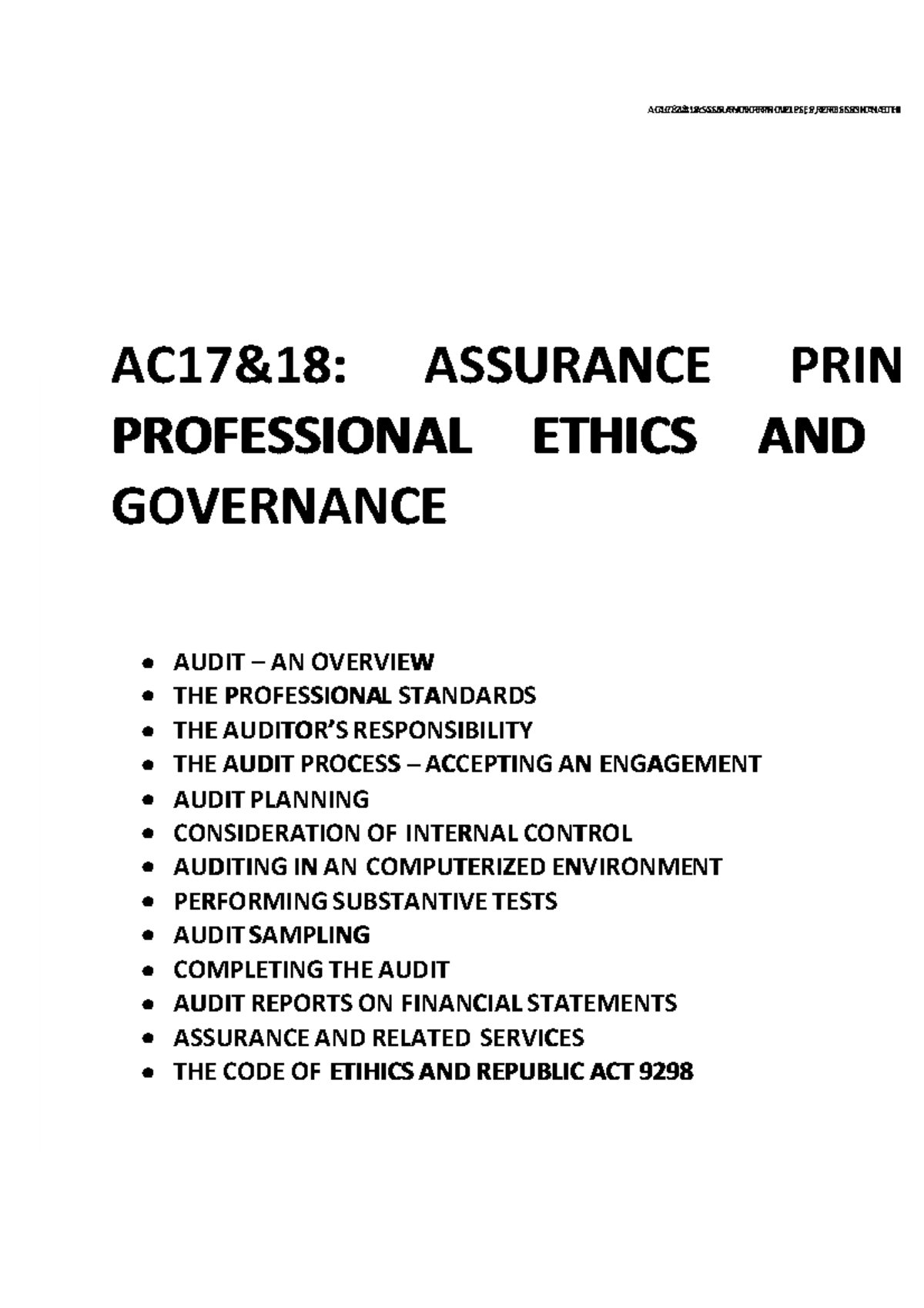 Auditing-theory-salosagcol-summary Compress - AC17&18: ASSURANCE ...