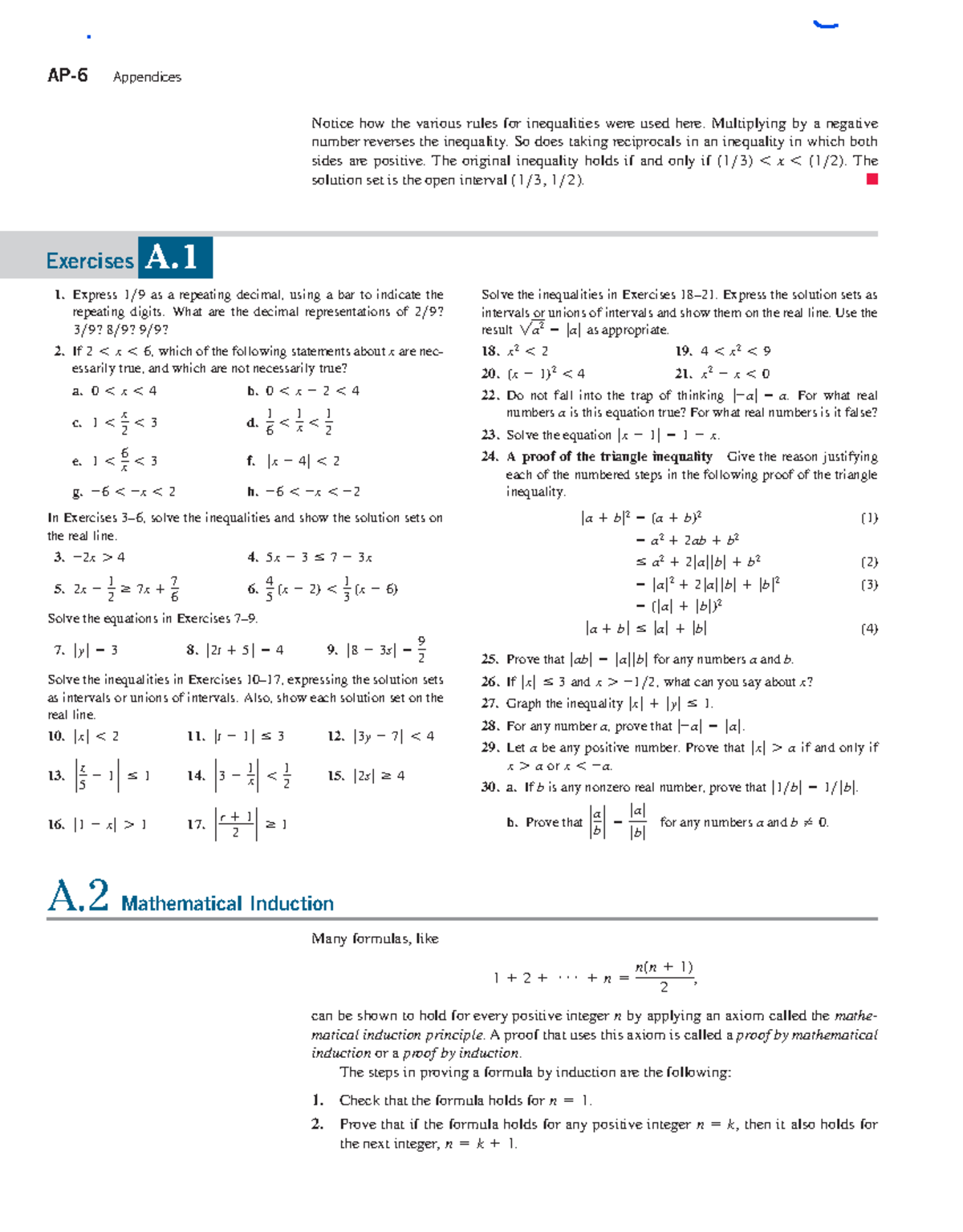 Math ch17-2 - Math work - AP-6 Appendices Notice how the various rules ...