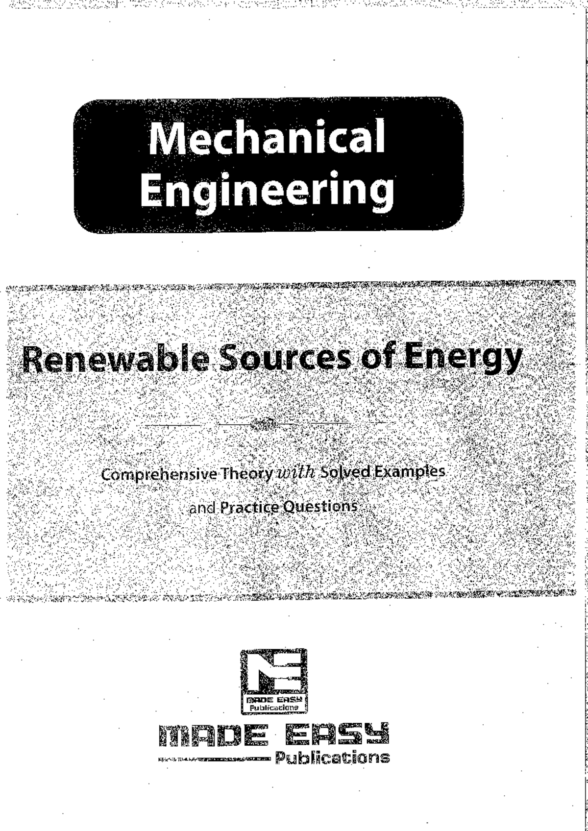 Renewable Energy Resources - Mechanical Engineering Renewable Sources ...