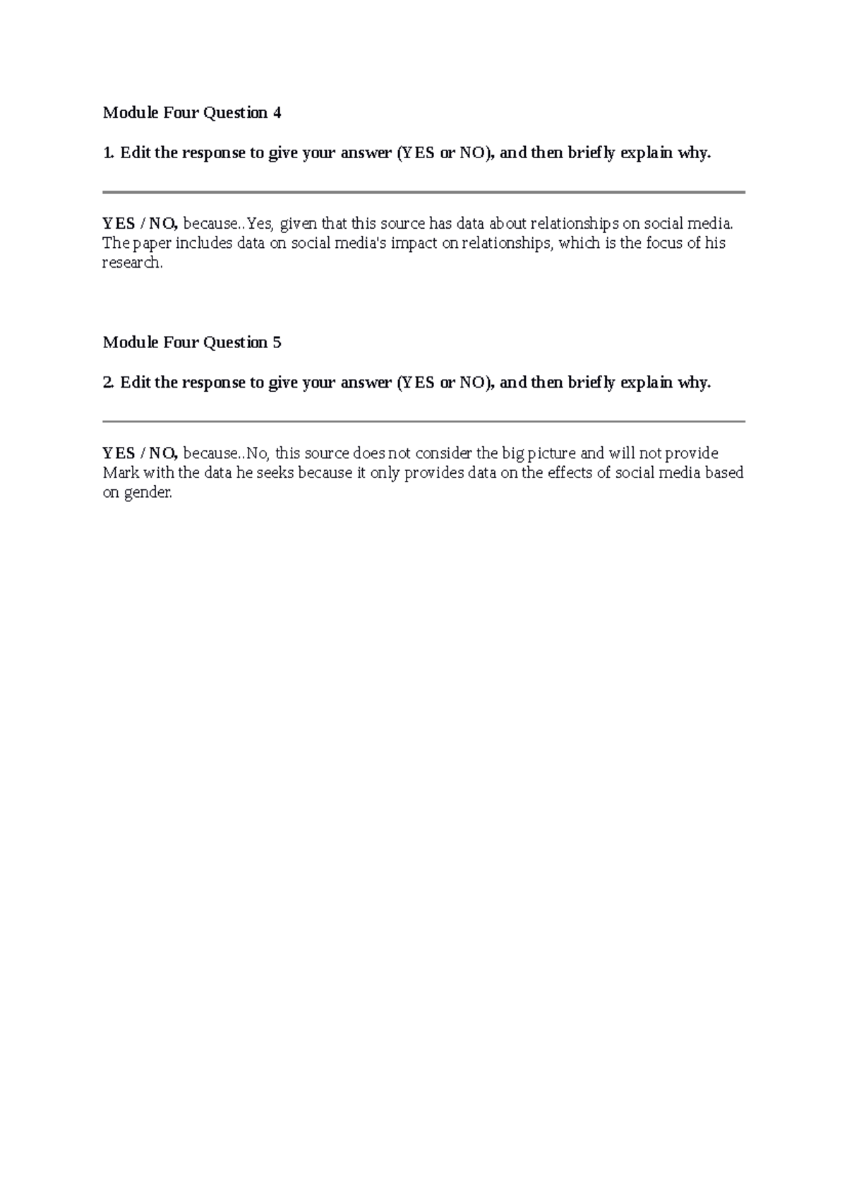 Soli Young SCS 200 Applied Social Sciences - Module Four Question 4 ...