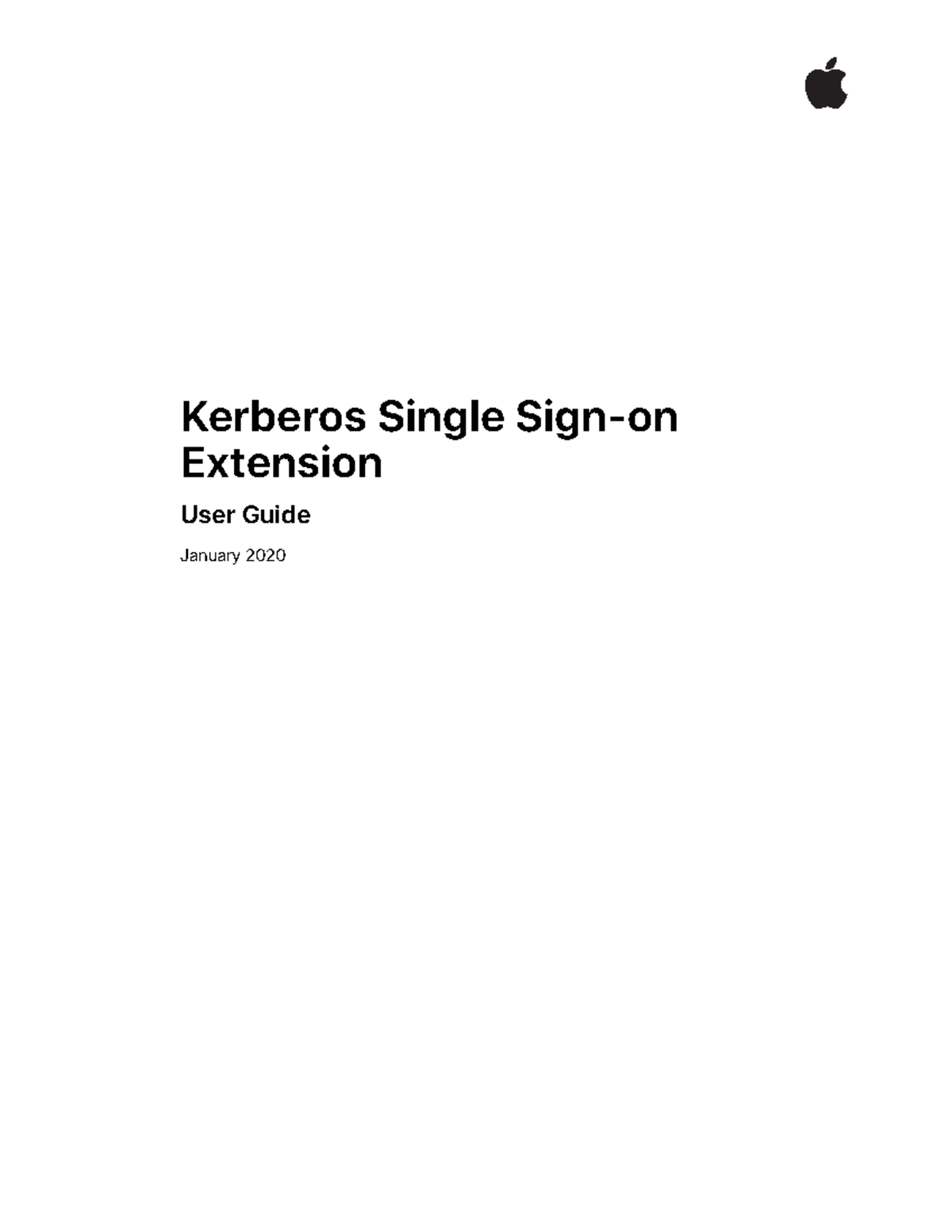 Kerberos Single Sign on Extension User Guide - Kerberos Single Sign-on ...