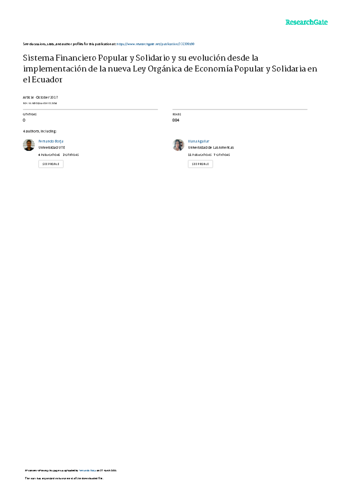 Sistema Financiero Popular y Solidario y su evoluc - See discussions ...