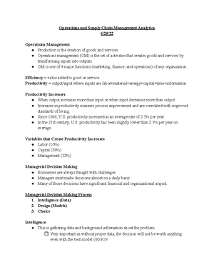 Forecasting Notes - Forecasting 7/7/ Forecasting is the art and science ...