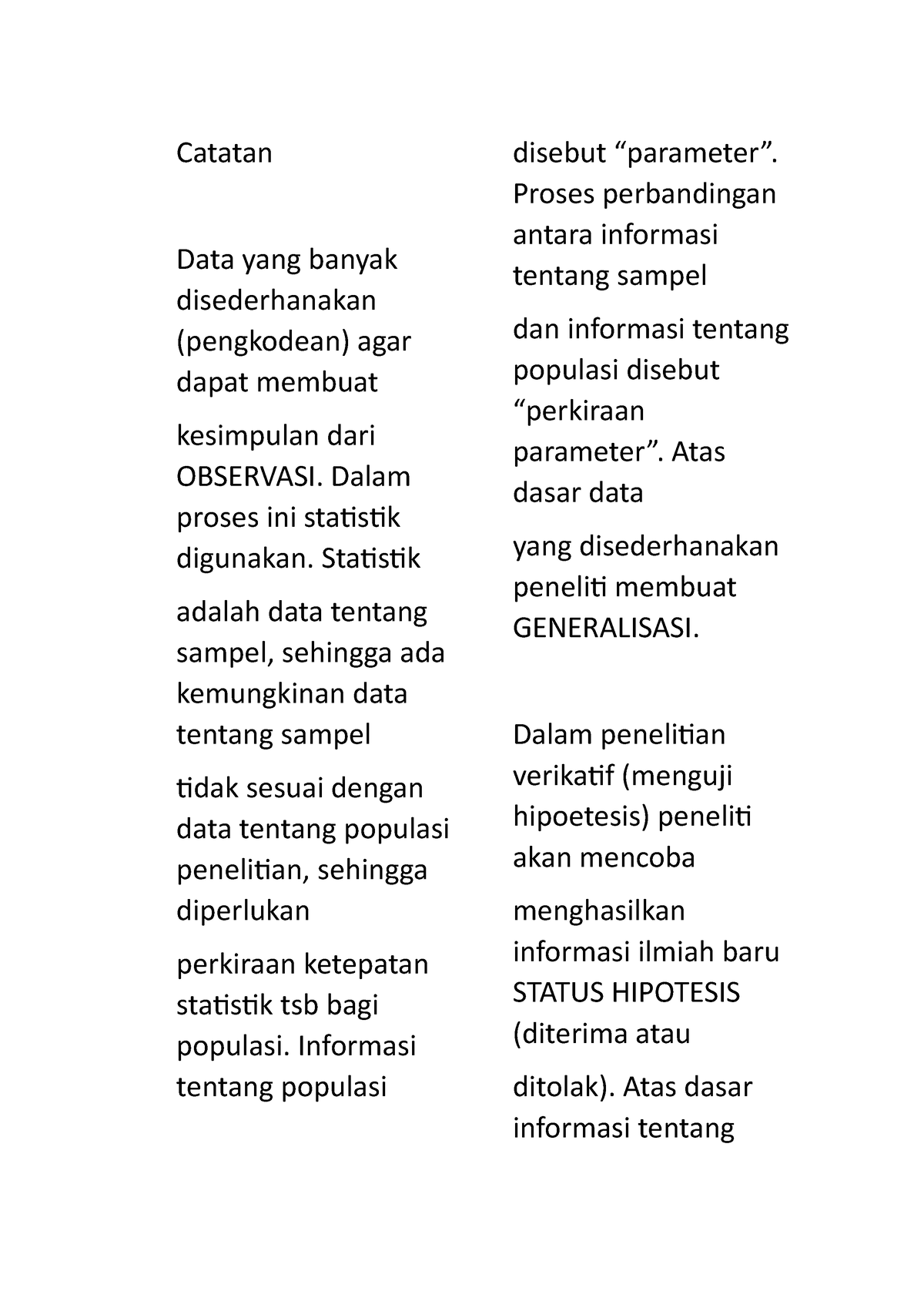 3 - Catatan - Catatan Data Yang Banyak Disederhanakan (pengkodean) Agar ...