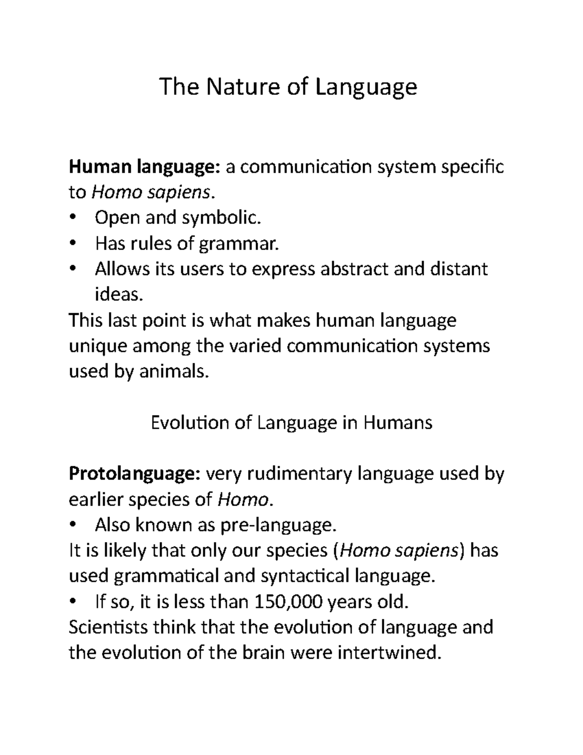 chapter-9-the-nature-of-language-the-nature-of-language-human