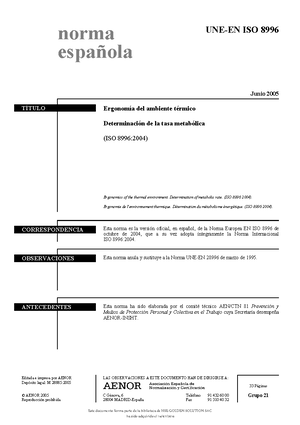 ISO tr 12295 2019 - iso para ergnomia - INTE/ISO/TR 12295:201 9 ...