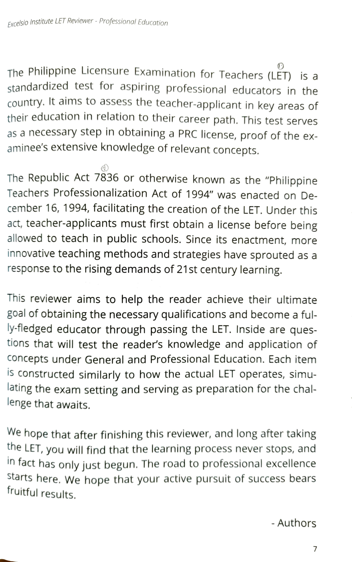 Prof Ed 1 - Let Reviewer For Professional Education - ED 4338 - Studocu