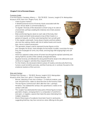 Chapter 1-4 Notes - art of the ancient near east (ca. 3500-334 BCE ...
