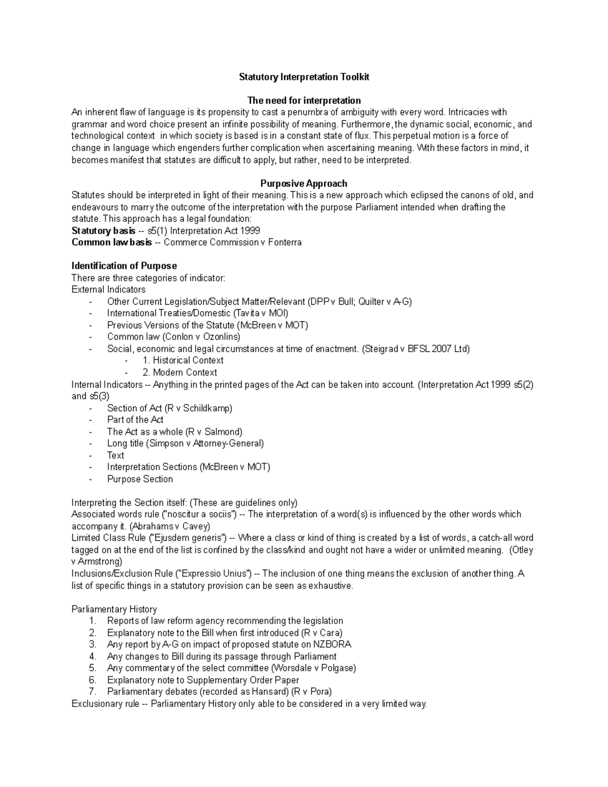 statutory-interpretation-toolkit-laws101-ucnz-studocu