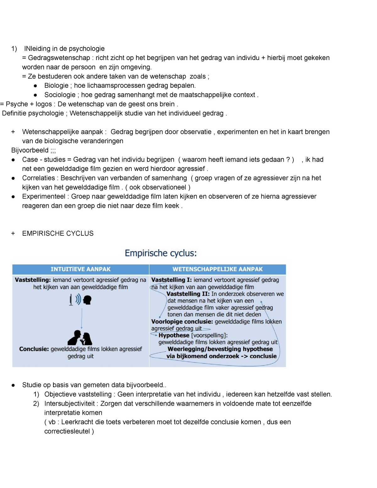 MOtivatie En Gedrag - 1st Fase Mondzorg - INleiding In De Psychologie ...