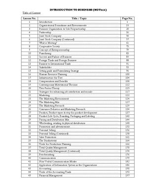 MGT211-Mid-200 MCQs For Preparation Of Midterm Exam - MGT211 ...