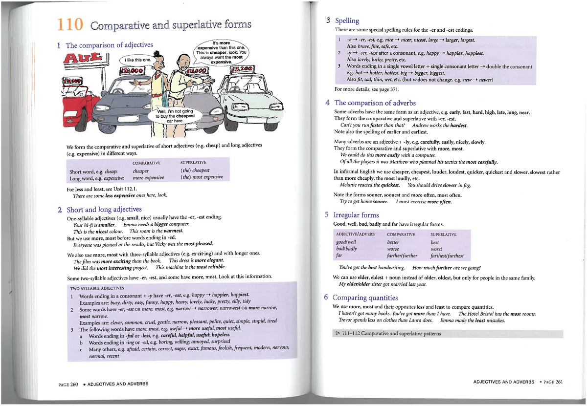 Comparatives and superlatives - Inglés - Studocu
