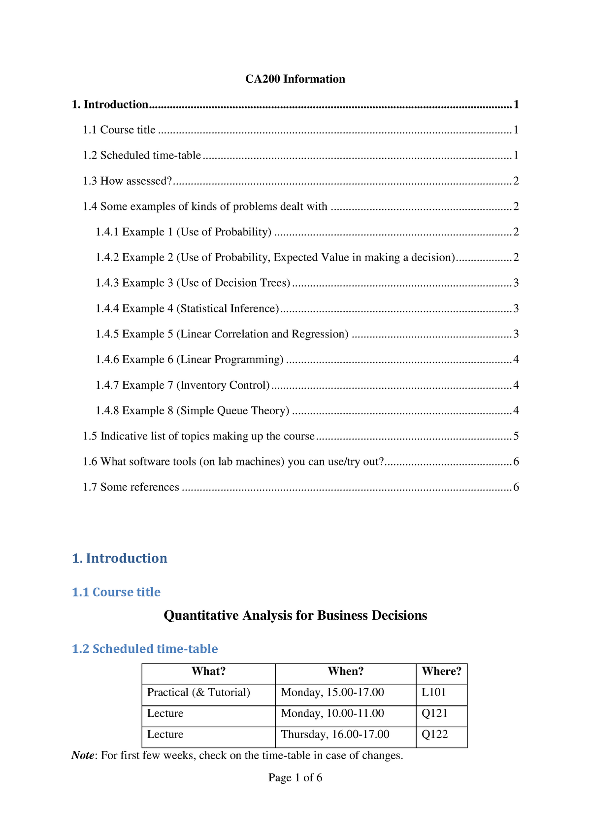 quantitative and research methods in business important questions madras university