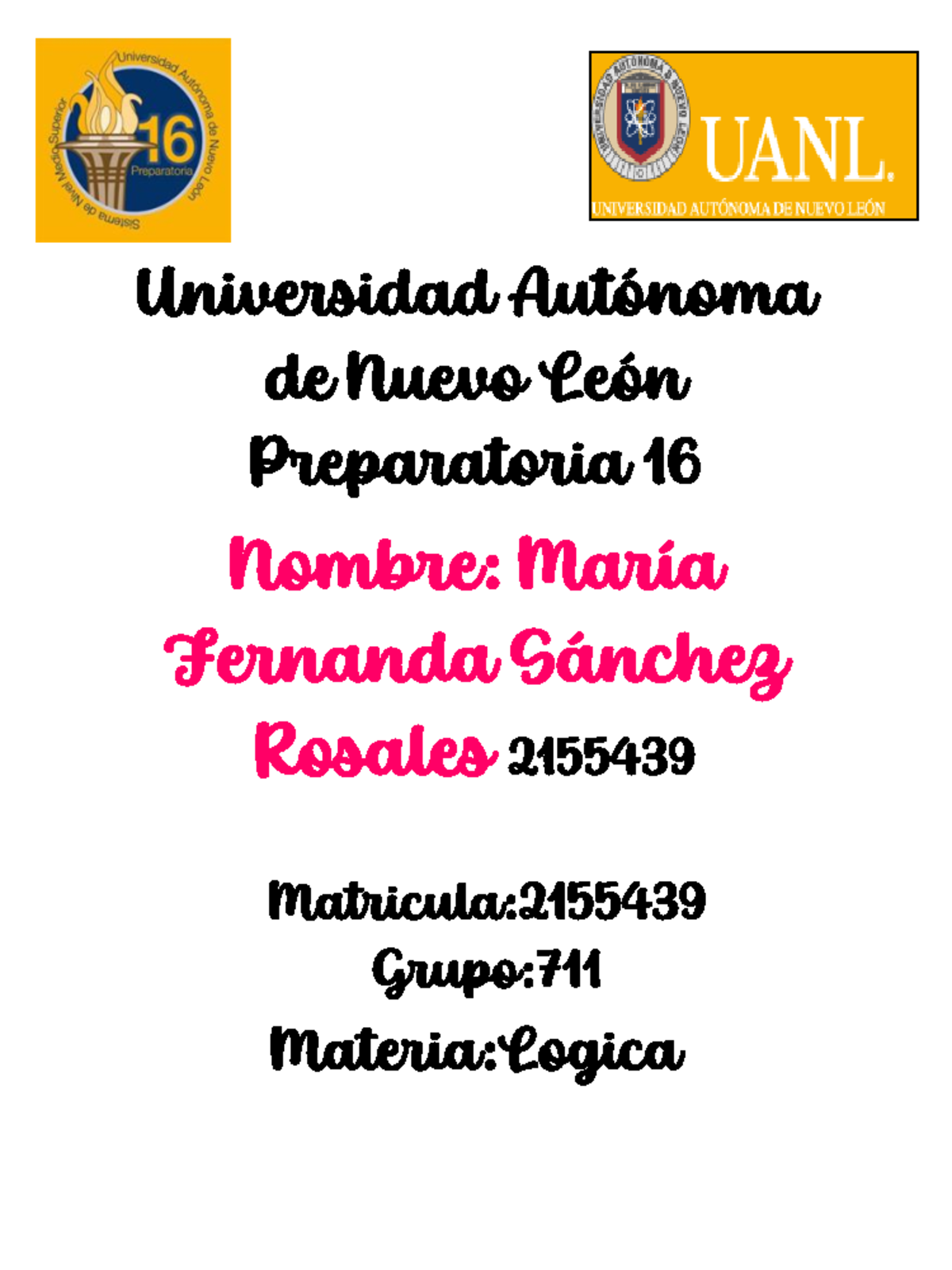Logiac - Logica - Universidad Autónoma de Nuevo León Preparatoria 16 ...