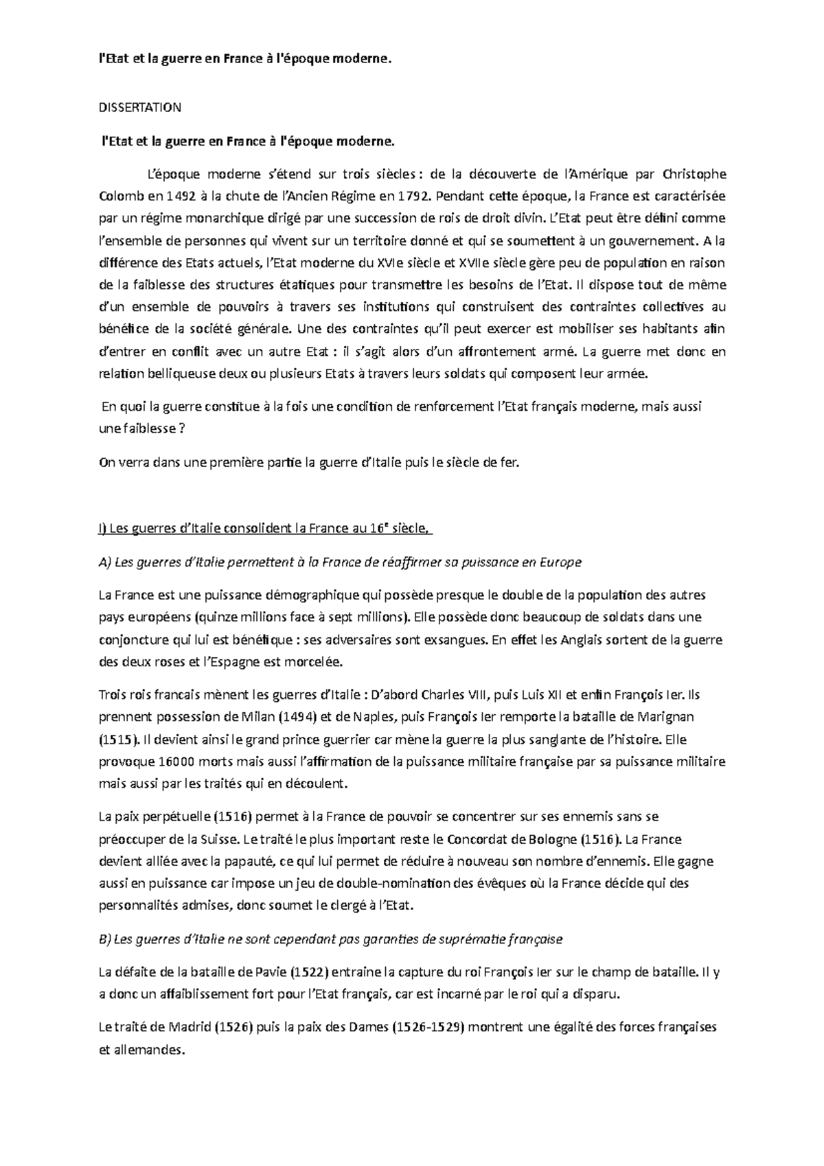 la guerre dissertation juridique