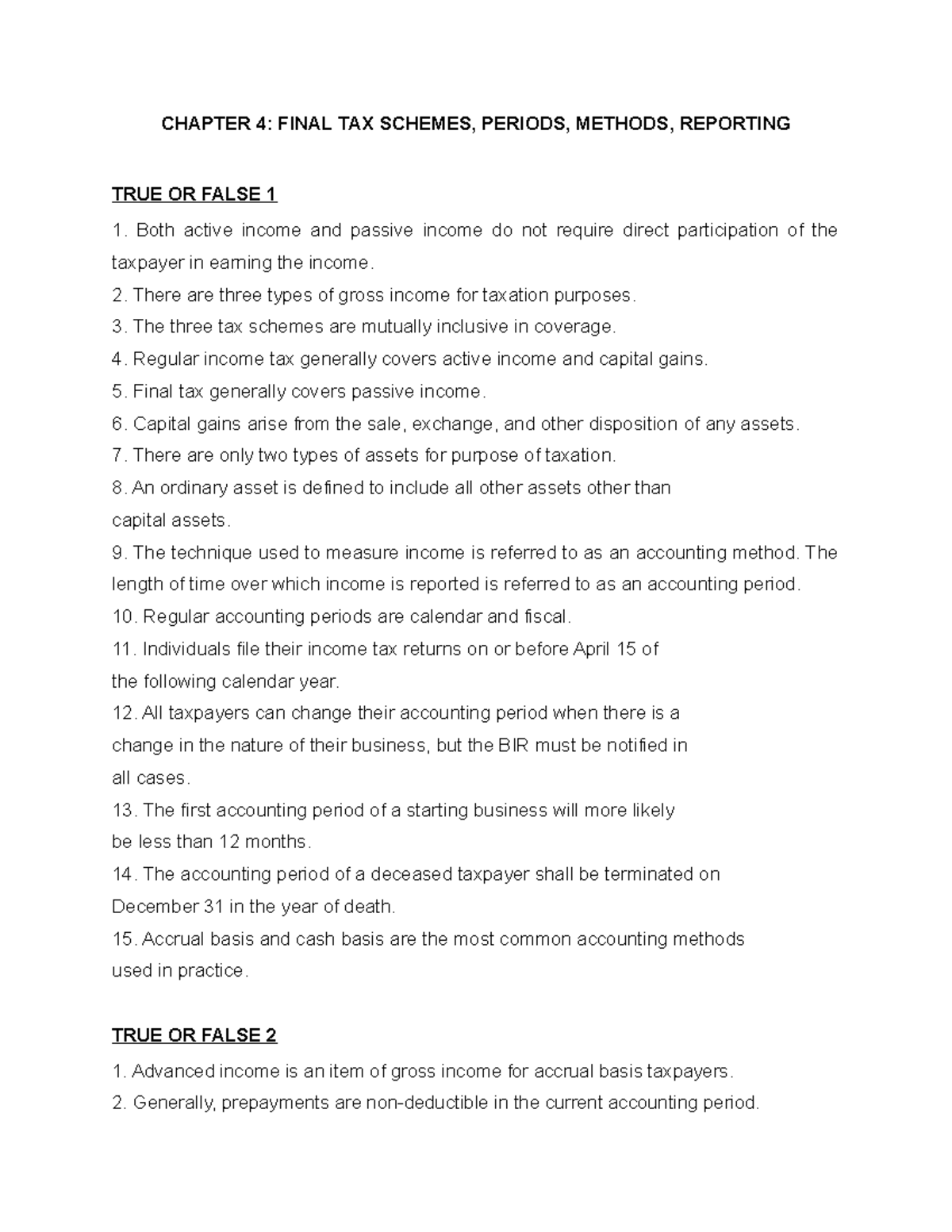 Chapter 4 - 19. For managerial employees, the excess of de minimis ...