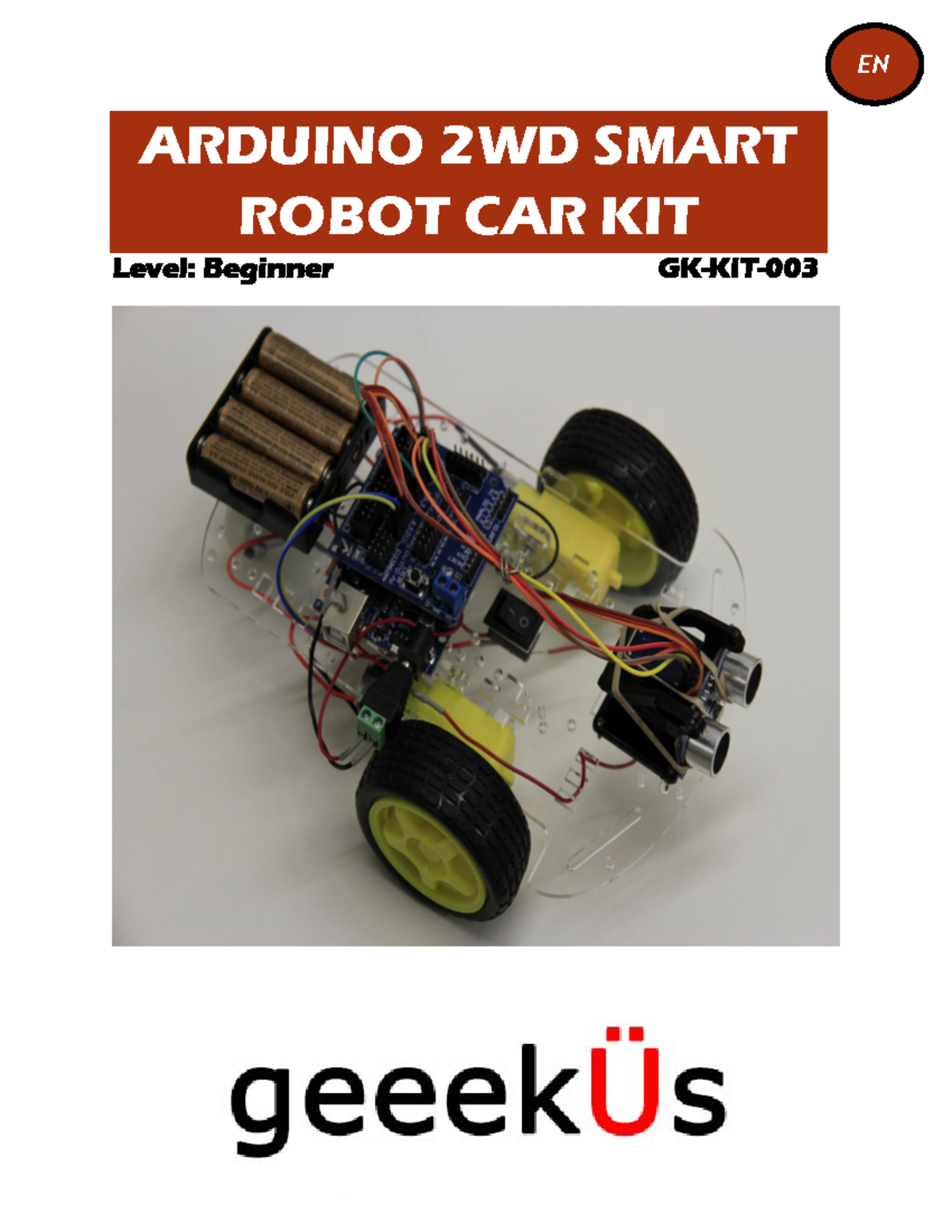 Arduino 2WD Smart Robot CAR - ARDUINO 2WD SMART ROBOT CAR KIT Level ...